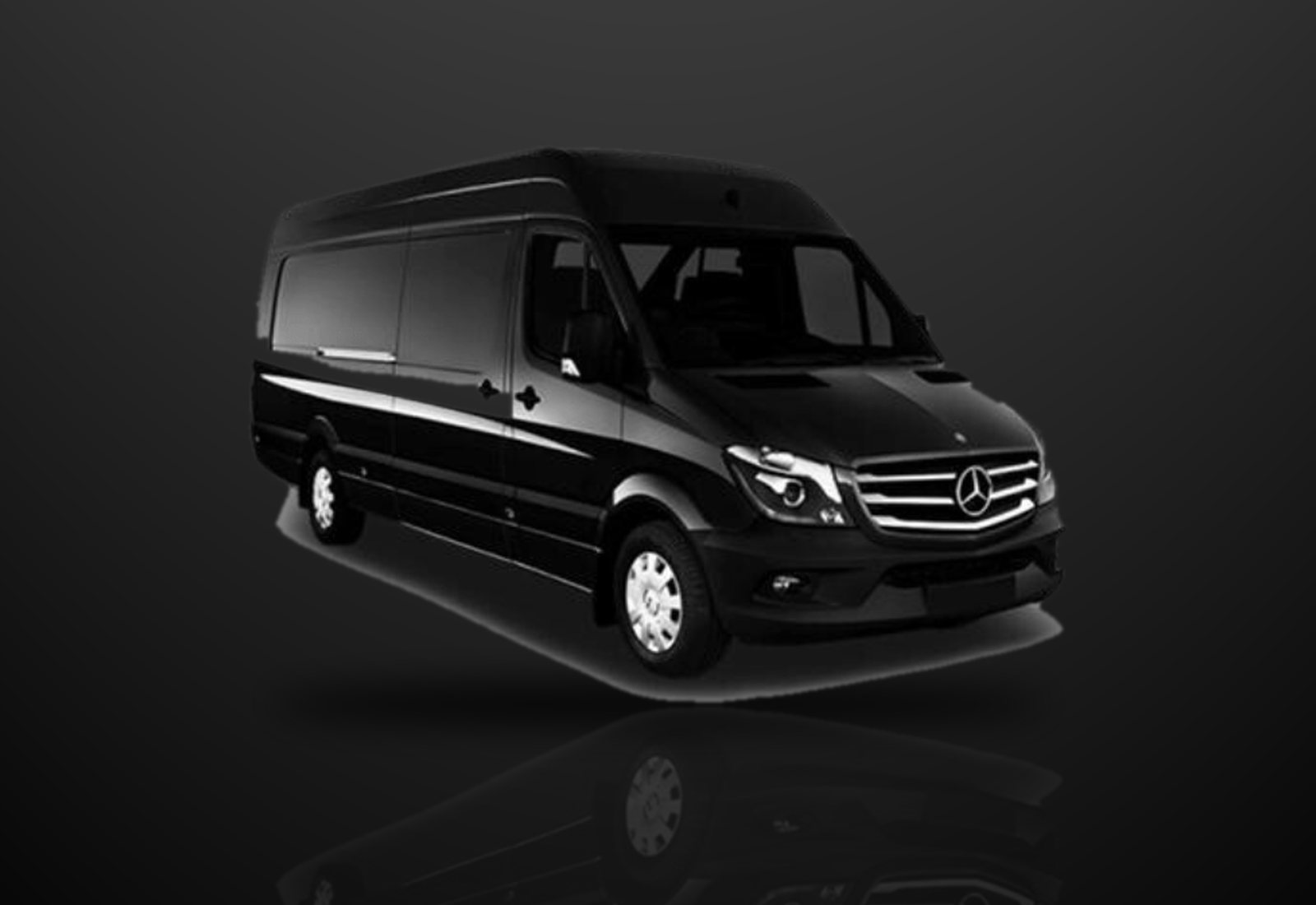 Minibus Mercedes noir